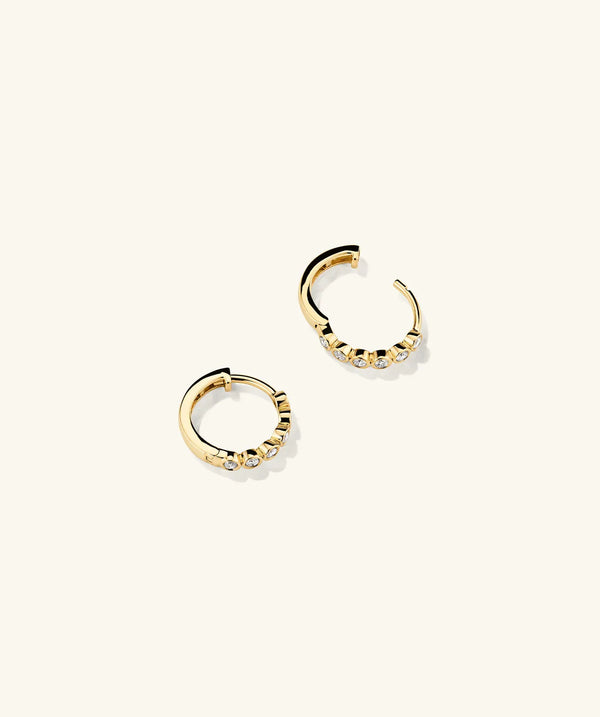 Auralyn Diamond Hoops